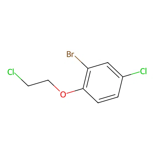 2-Bromo-4-chloro-1-(2-chloroethoxy)benzene structure