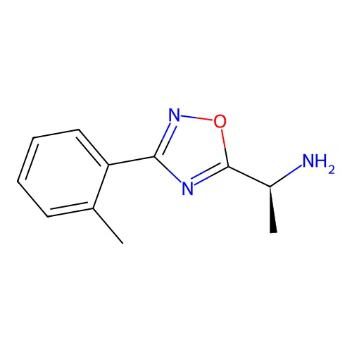 (1S)-1-[3-(2-Methylphenyl)-1,2,4-oxadiazol-5-yl]ethan-1-amine structure