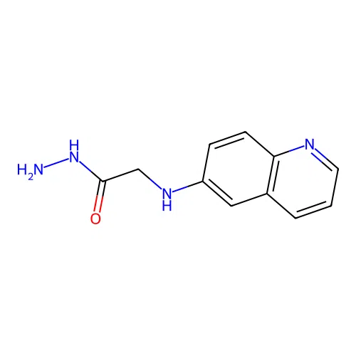 2-(6-Quinolylamino)acetohydrazide structure