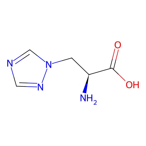(2S)-2-amino-3-(1,2,4-triazol-1-yl)propanoic acid structure