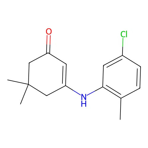 3-[(5-Chloro-2-methylphenyl)amino]-5,5-dimethylcyclohex-2-en-1-one structure