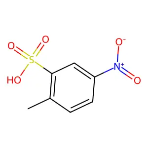 2-Methyl-5-nitrobenzenesulfonic acid structure