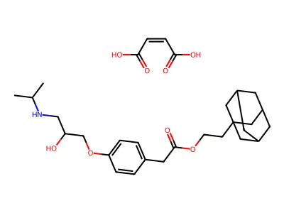 ADAPROLOL MALEATE structure