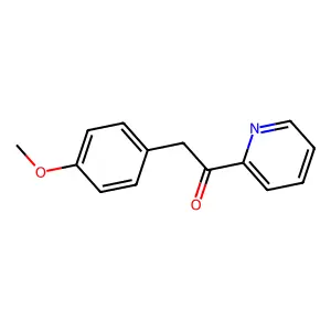 Ethanone, 2-(4-methoxyphenyl)-1-(2-pyridinyl)- structure