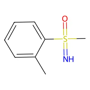 S-methyl-S-(2-methylphenyl) NH-sulfoximine structure