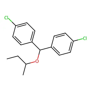 1-(Butan-2-yloxy-(4-chlorophenyl)methyl)-4-chlorobenzene structure
