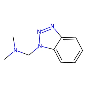 (1H-1,2,3-Benzotriazol-1-ylmethyl)dimethylamine structure