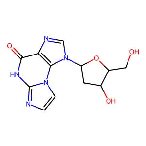 N(2),3-Ethenodeoxyguanosine structure