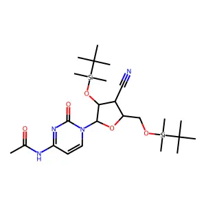 Cytosine deriv. structure