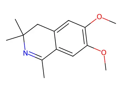 6,7-Dimethoxy-1,3,3-trimethyl-3,4-dihydroisoquinoline structure