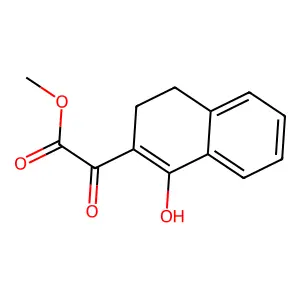 Methyl 2-(1-hydroxy-3,4-dihydronaphthalen-2-yl)-2-oxoacetate structure