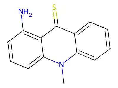 9(10H)-Acridinethione, 1-amino-10-methyl- structure