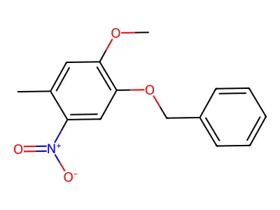 4-Benzyloxy-5-methoxy-2-nitrotoluene structure