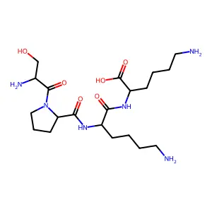 Seryl-prolyl-lysyl-lysine structure