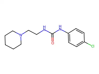 1-(4-Chlorophenyl)-3-(2-piperidin-1-ylethyl)urea structure