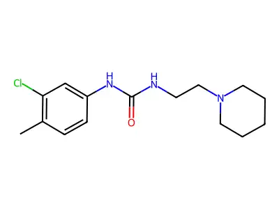 1-(3-Chloro-4-methylphenyl)-3-(2-piperidin-1-ylethyl)urea structure