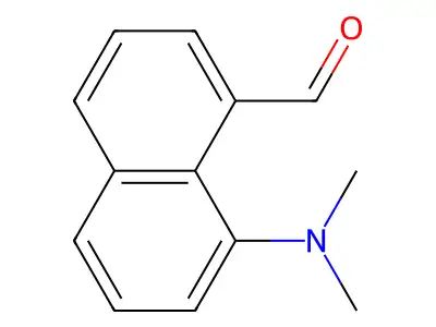 1-Naphthalenecarboxaldehyde, 8-(dimethylamino)- structure