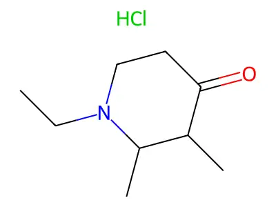 1-Ethyl-2,3-dimethyl-4-piperidinone structure