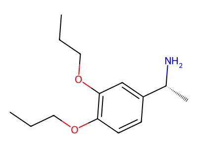 (1R)-1-(3,4-dipropoxyphenyl)ethanamine structure