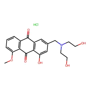 14-Chlorodaunorubicin structure