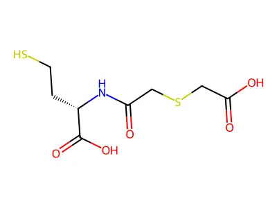 DL-Homocysteine, N-(((carboxymethyl)thio)acetyl)- structure