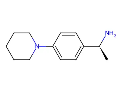 alpha-Methyl-4-(1-piperidinyl)benzenemethanamine structure