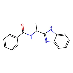 N-[(1S)-1-(1H-1,3-Benzodiazol-2-yl)ethyl]benzamide structure