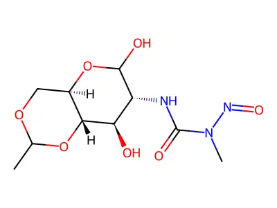 4,6-Ethylidene glucose streptozotocin structure