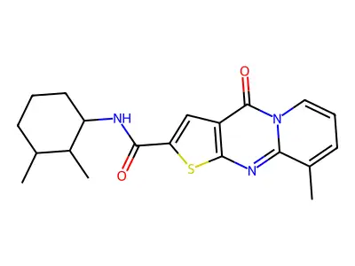 C20H23N3O2S structure