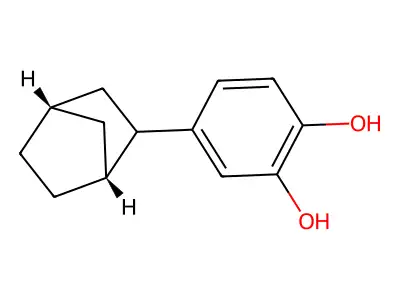 1,2-Benzenediol, 4-bicyclo[2.2.1]hept-2-yl-(9CI) structure