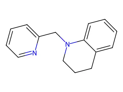 1-(pyridin-2-ylmethyl)-3,4-dihydro-2H-quinoline structure