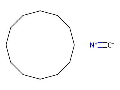 Isocyanocyclododecane structure