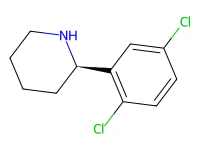 (R)-2-(2,5-Dichlorophenyl)piperidine structure