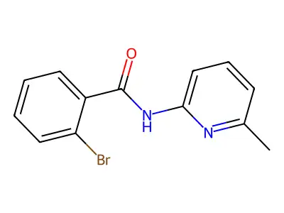 2-bromo-N-(6-methylpyridin-2-yl)benzamide structure