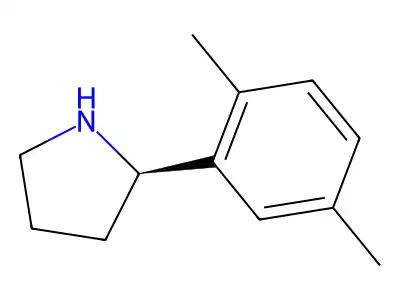 2-(2,5-Dimethylphenyl)pyrrolidine structure