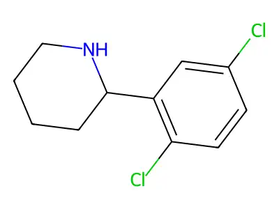 2-(2,5-Dichlorophenyl)piperidine structure