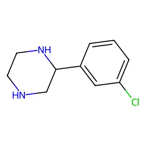 (S)-2-(3-Chlorophenyl)piperazine structure