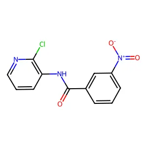 N-(2-chloropyridin-3-yl)-3-nitrobenzamide structure