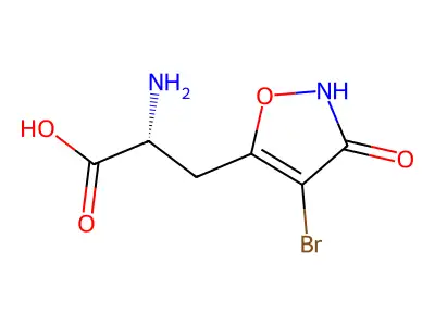 4-Bromohomoibotenic acid structure