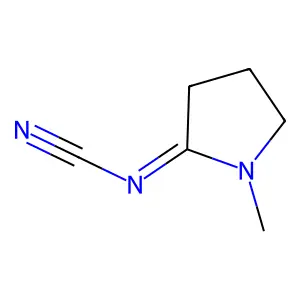 (1-Methylpyrrolidin-2-ylidene)cyanamide structure