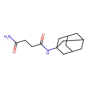 N-1-Adamantylsuccinamide structure