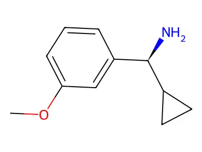 Cyclopropyl-(3-methoxyphenyl)methanamine structure