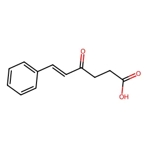 4-Oxo-6-phenylhex-5-enoic acid structure