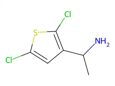 1-(2,5-Dichlorothiophen-3-yl)ethan-1-amine structure
