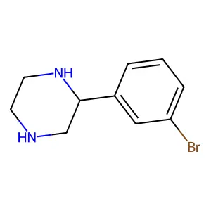 (S)-2-(3-Bromophenyl)piperazine structure