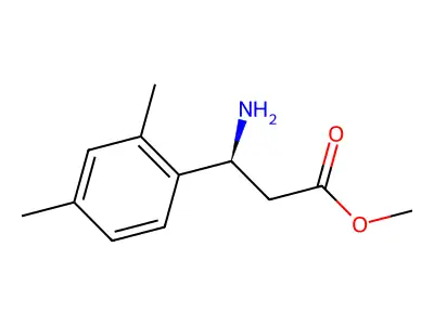 Methyl 3-amino-3-(2,4-dimethylphenyl)propanoate structure