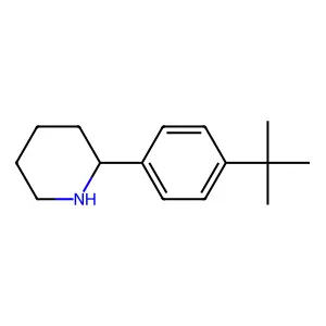 (S)-2-(4-(tert-Butyl)phenyl)piperidine structure