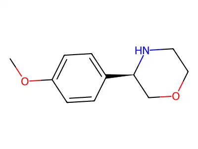 3-(4-Methoxyphenyl)morpholine structure