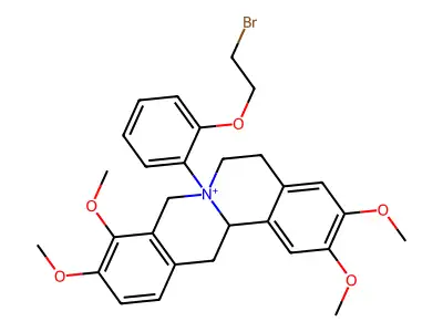 7-(Bromoethoxyphenyl)tetrahydropalmatine structure