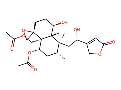Ajugamarin C 1 structure